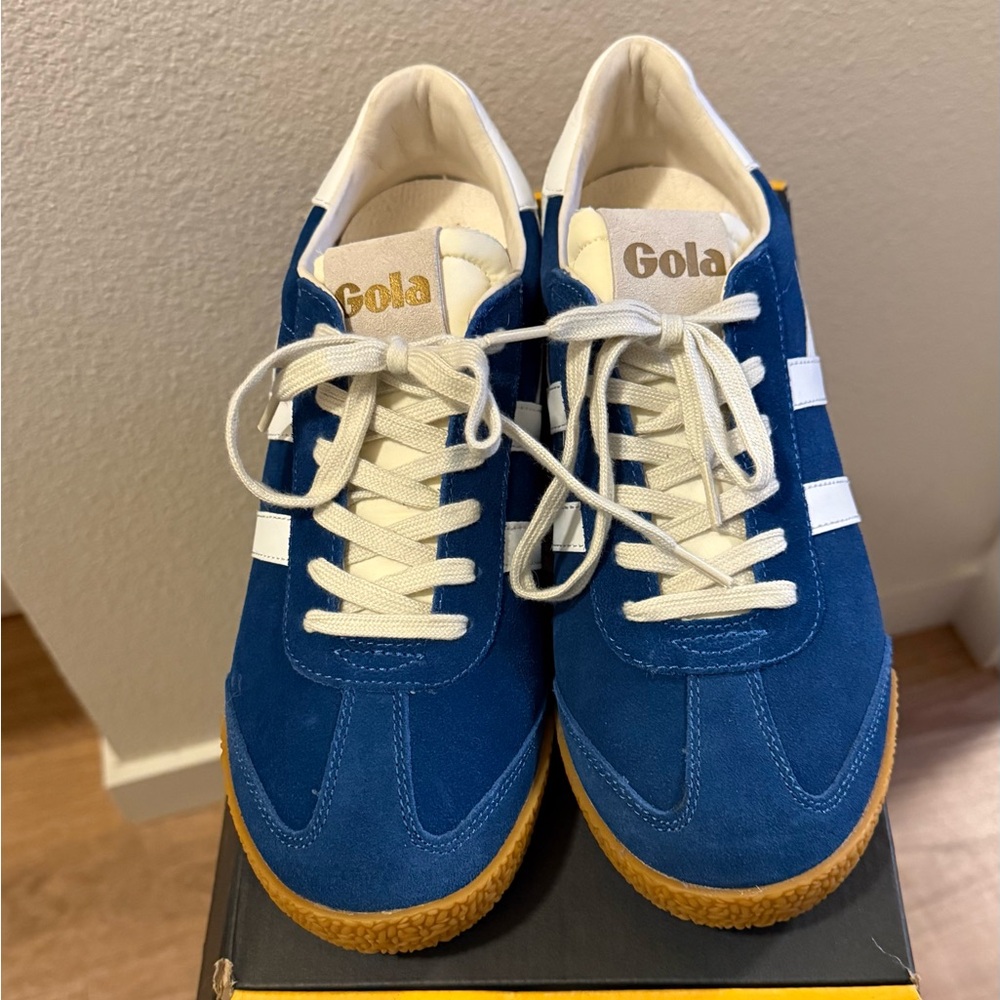 Gola Blue and White Women's Sneakers - Picture 3 of 6